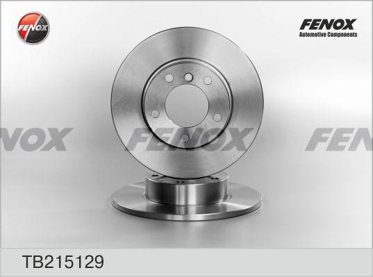 Fenox TB215129 - Bremžu diski www.autospares.lv