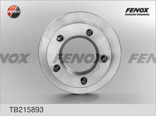 Fenox TB215893 - Bremžu diski www.autospares.lv