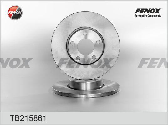 Fenox TB215861 - Bremžu diski www.autospares.lv