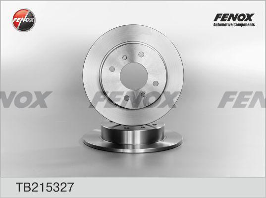 Fenox TB215327 - Bremžu diski www.autospares.lv