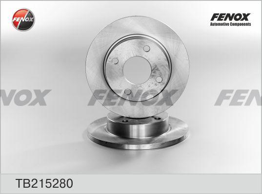 Fenox TB215280 - Bremžu diski autospares.lv