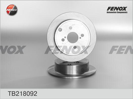 Fenox TB218092 - Bremžu diski www.autospares.lv