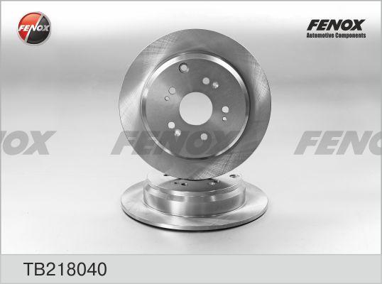 Fenox TB218040 - Bremžu diski www.autospares.lv