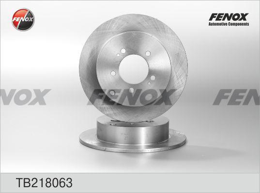 Fenox TB218063 - Bremžu diski www.autospares.lv