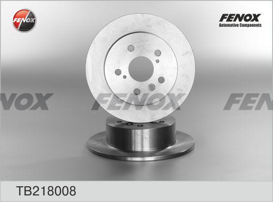 Fenox TB218008 - Bremžu diski autospares.lv