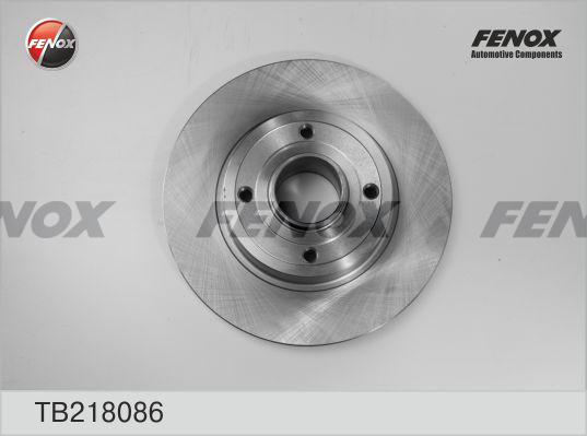 Fenox TB218086 - Bremžu diski www.autospares.lv