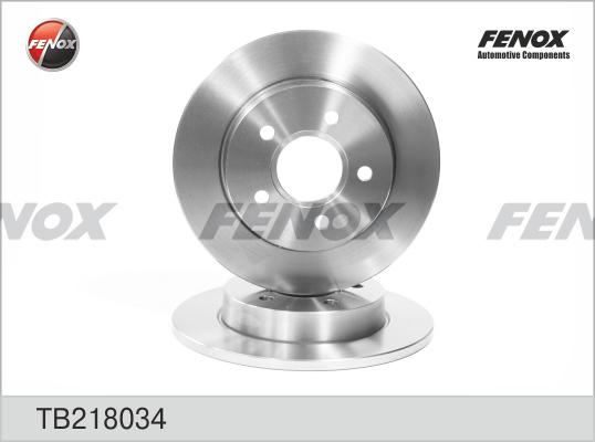 Fenox TB218034 - Bremžu diski autospares.lv