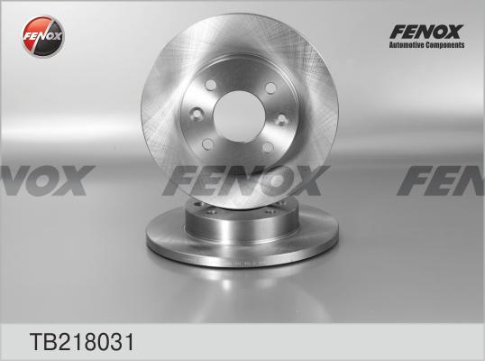 Fenox TB218031 - Bremžu diski autospares.lv