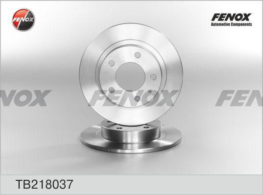 Fenox TB218037 - Bremžu diski www.autospares.lv