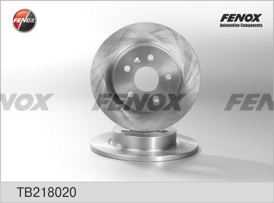 Fenox TB218020 - Bremžu diski www.autospares.lv