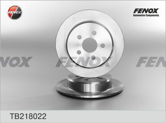 Fenox TB218022 - Bremžu diski www.autospares.lv