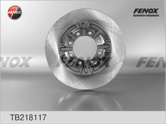 Fenox TB218117 - Bremžu diski www.autospares.lv