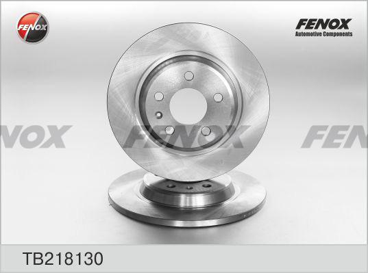 Fenox TB218130 - Тормозной диск www.autospares.lv