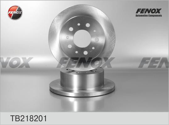 Fenox TB218201 - Brake Disc www.autospares.lv