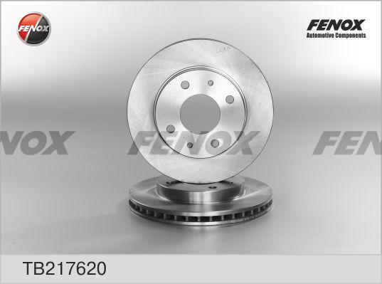 Fenox TB217620 - Тормозной диск www.autospares.lv