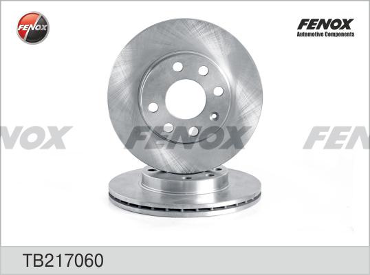 Fenox TB217060 - Тормозной диск www.autospares.lv