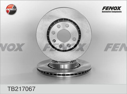 Fenox TB217067 - Bremžu diski autospares.lv