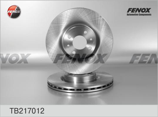 Fenox TB217012 - Тормозной диск www.autospares.lv