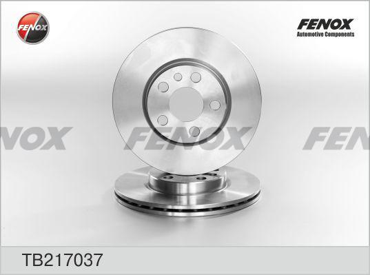 Fenox TB217037 - Brake Disc www.autospares.lv