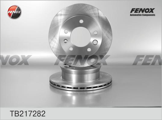 Fenox TB217282 - Тормозной диск www.autospares.lv