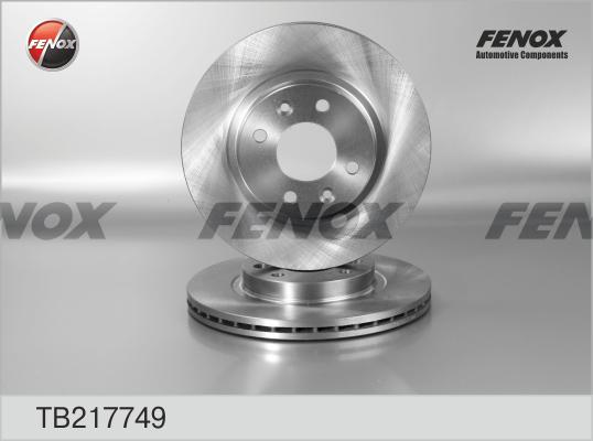 Fenox TB217749 - Bremžu diski www.autospares.lv