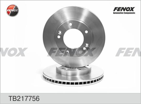 Fenox TB217756 - Bremžu diski www.autospares.lv