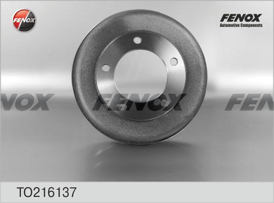 Fenox TO216137 - Bremžu trumulis autospares.lv