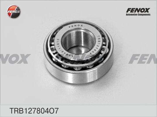 Fenox TRB127804O7 - Подшипник ступицы колеса, комплект www.autospares.lv