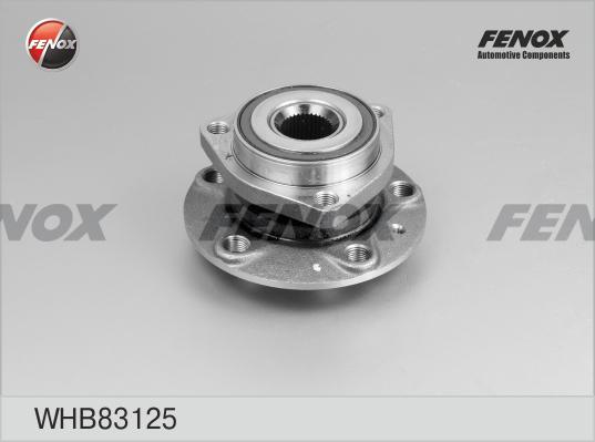 Fenox WHB83125 - Ступица колеса, поворотный кулак www.autospares.lv