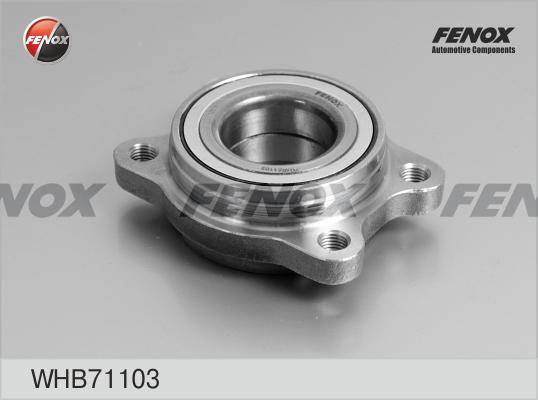 Fenox WHB71103 - Ступица колеса, поворотный кулак www.autospares.lv