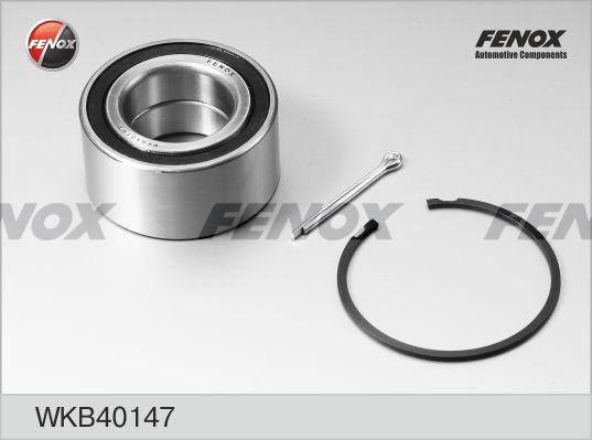 Fenox WKB40147 - Подшипник ступицы колеса, комплект www.autospares.lv