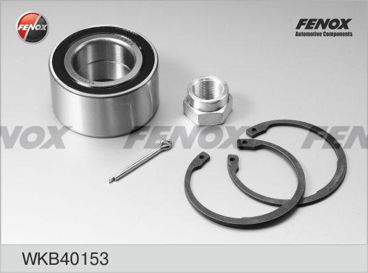 Fenox WKB40153 - Подшипник ступицы колеса, комплект www.autospares.lv