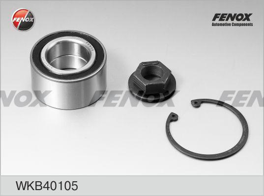 Fenox WKB40105 - Подшипник ступицы колеса, комплект www.autospares.lv