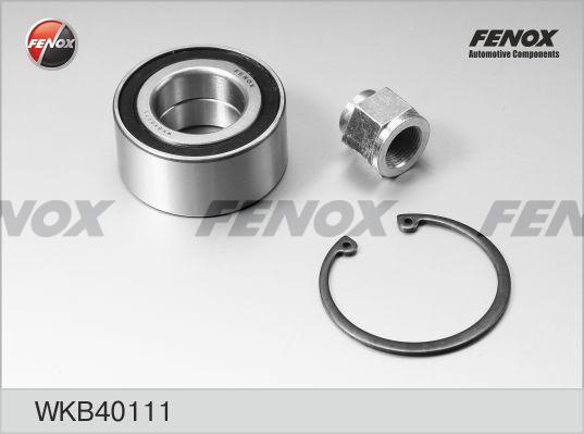 Fenox WKB40111 - Подшипник ступицы колеса, комплект www.autospares.lv