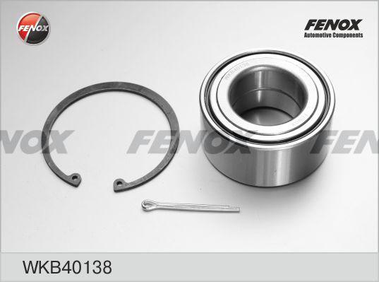 Fenox WKB40138 - Подшипник ступицы колеса, комплект www.autospares.lv