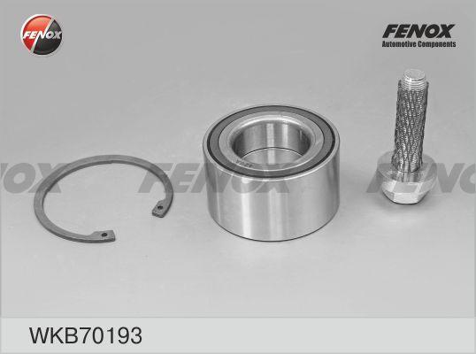 Fenox WKB70193 - Wheel hub, bearing Kit www.autospares.lv