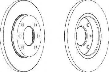 Ferodo DDF995C-1 - Bremžu diski www.autospares.lv