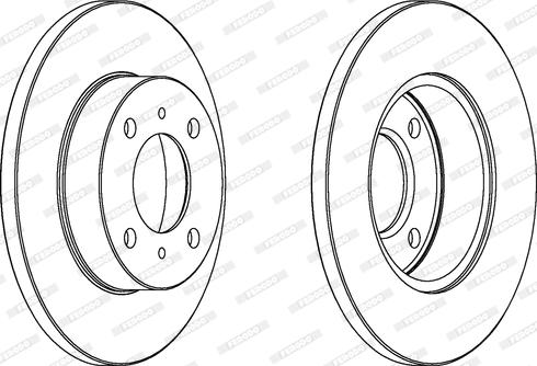 Ferodo DDF998 - Bremžu diski www.autospares.lv