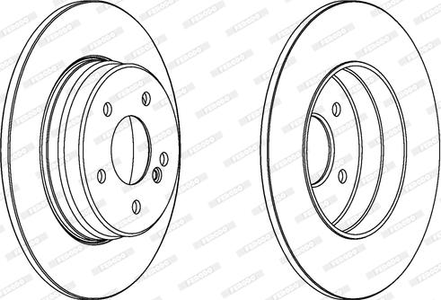 Ferodo DDF963 - Bremžu diski www.autospares.lv