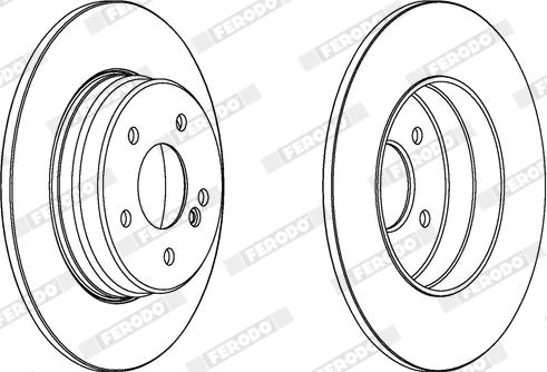 Ferodo DDF963X - Bremžu diski www.autospares.lv