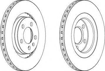 Ferodo DDF928C-1 - Bremžu diski www.autospares.lv