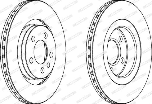 Ferodo DDF928C - Bremžu diski www.autospares.lv