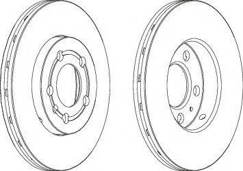 Ferodo DDF927C-1 - Тормозной диск www.autospares.lv