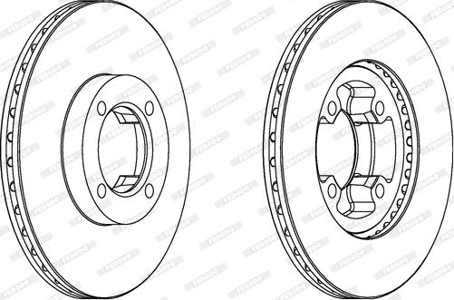 Ferodo DDF415 - Bremžu diski autospares.lv