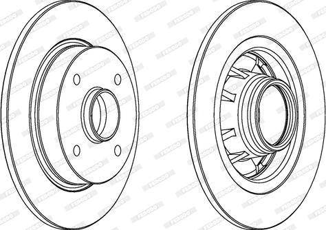 Ferodo DDF433 - Bremžu diski autospares.lv