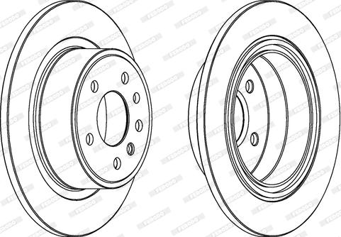 Ferodo DDF698 - Bremžu diski autospares.lv