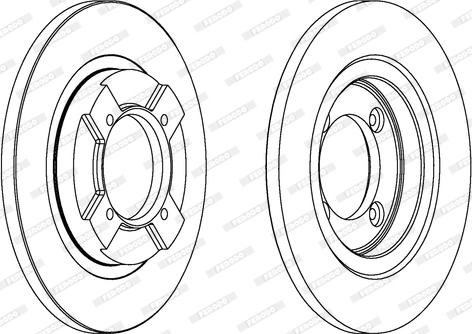 Japanparts JDI119 - Тормозной диск www.autospares.lv