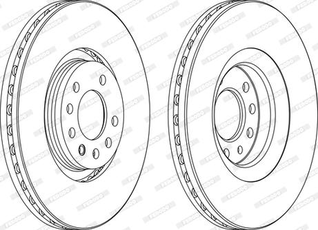 Ferodo DDF1904C - Bremžu diski www.autospares.lv