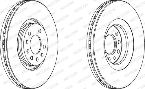 Ferodo DDF1904 - Bremžu diski autospares.lv