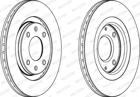 Ferodo DDF192C - Тормозной диск www.autospares.lv